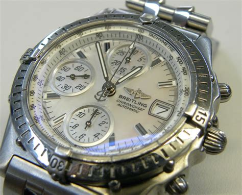 breitling chronomat gt mother of pearl a13350|breitling chronomat gt.